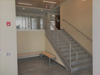 West Street Apartments - Front Lobby Stairway