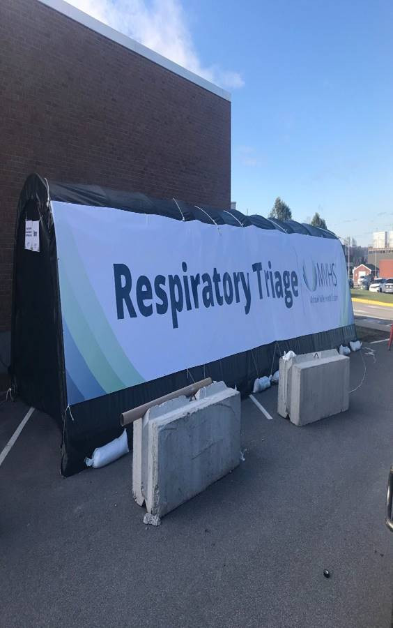 Gaetano Donates Respiratory Triage Tents image