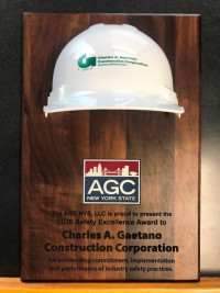 Charles Gaetano Construction Receives 2020 AGC NYS Safety Excellence Award image