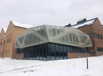 SUNY PI Donovan Hall Renovations - New Addition for Additive Manufacturing featuring Sunshade